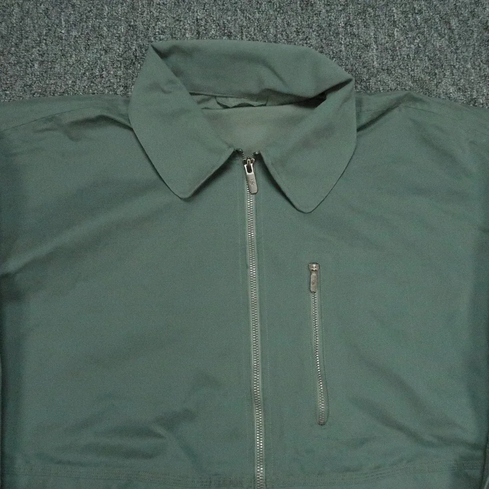 Lululemon‎ Jacket Women Large Green Glyde 2 In 1 Adaptable Zip Pocket Popover